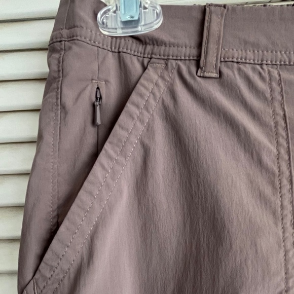 REI Co-op Women's Quick Dry Brown Hiking Pants Size 8 - Picture 3 of 9